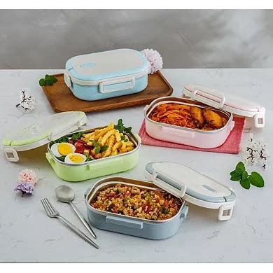 Lille Home 22OZ Stainless Steel Leakproof Bento 